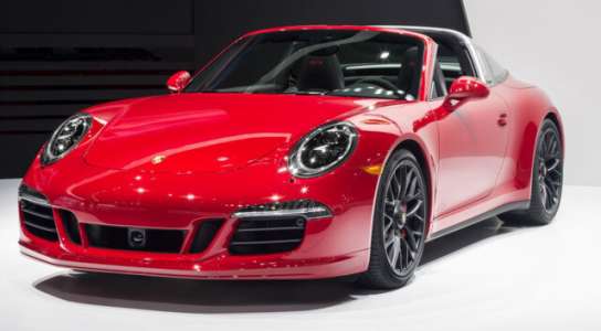 Salon de Détroit : La porsche 911 Targa 4 GTS